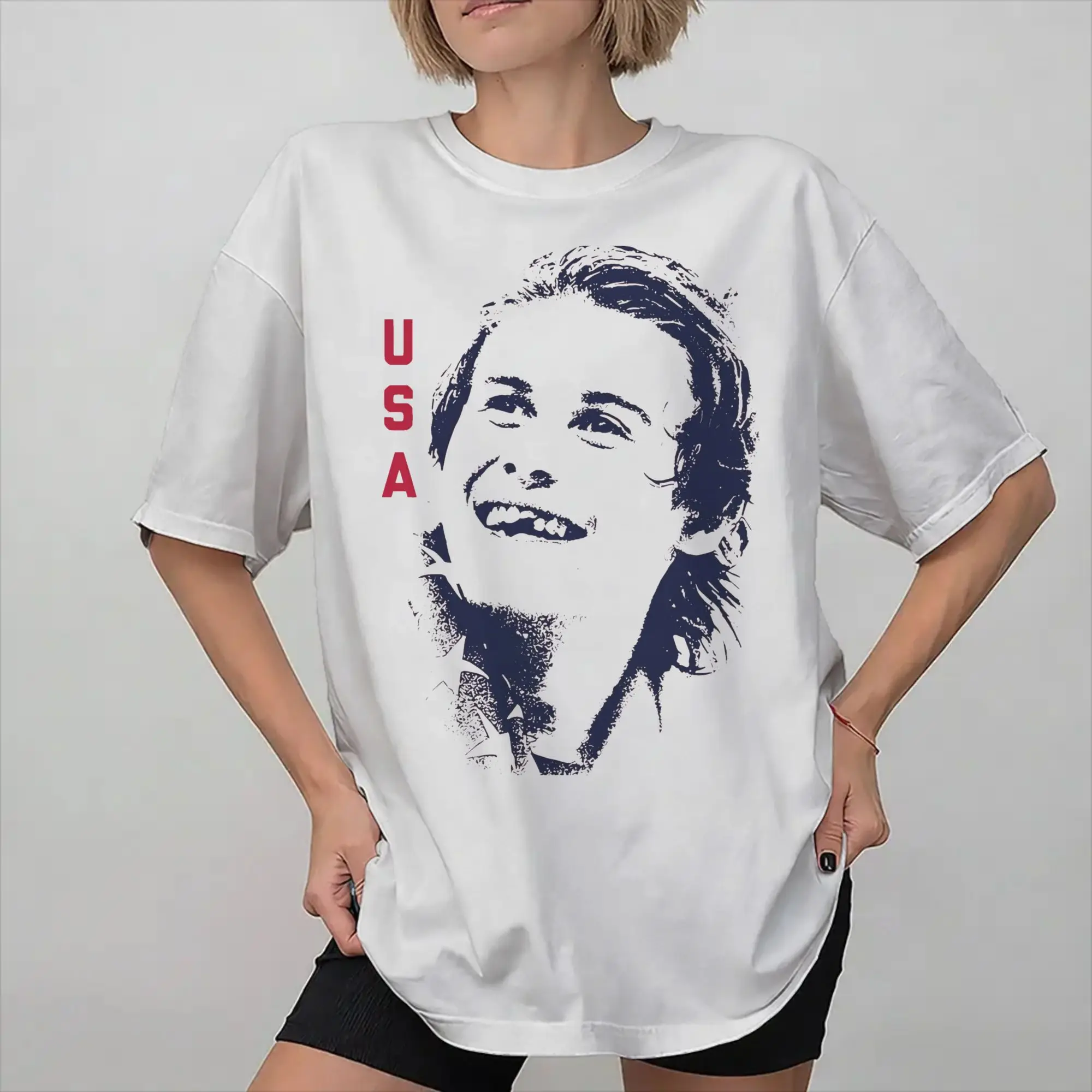 Men Women Graphic Jack Hughes Usa Gold Hockey  Tee T Shirt Pure Cotton  T-shirts Clothing