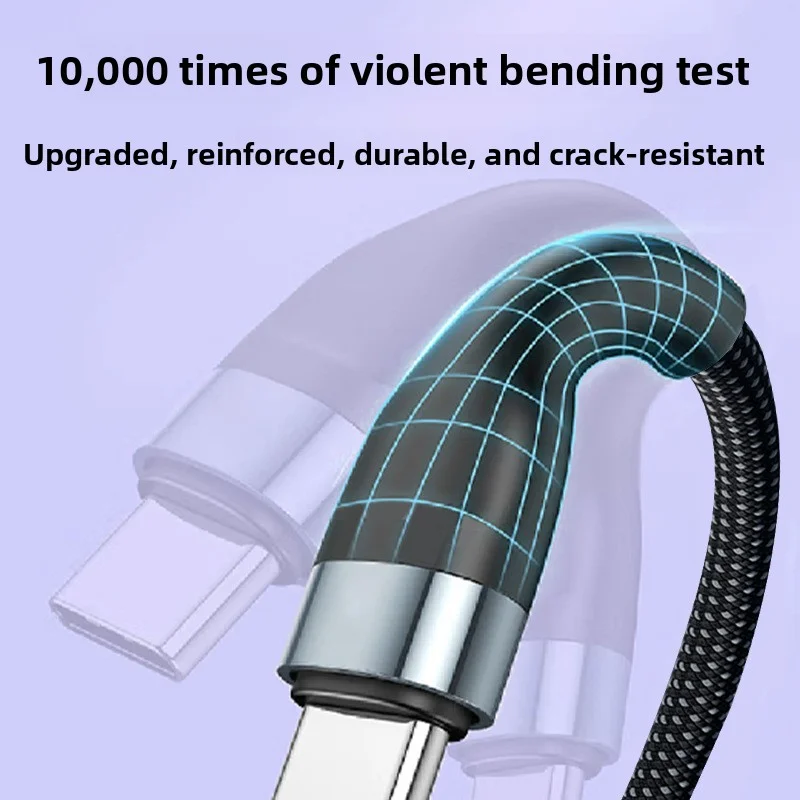 Кабель 2 в 1 100 Вт и сверхбыстрый зарядный кабель C от одного до два подходит для зарядного кабеля мобильного телефона iphone 6-17 PD30W 5A.