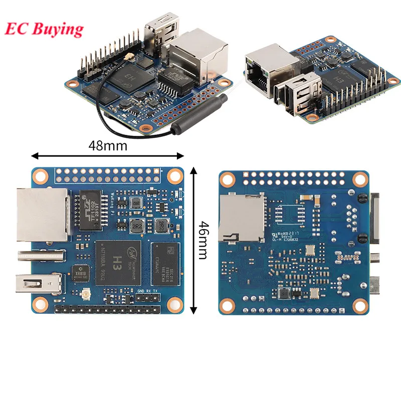 WuKongPi Allwinner H3 Zero Development Board Module 256MB/512MB  Single Board Computer Linux Development Quad Core Open Source