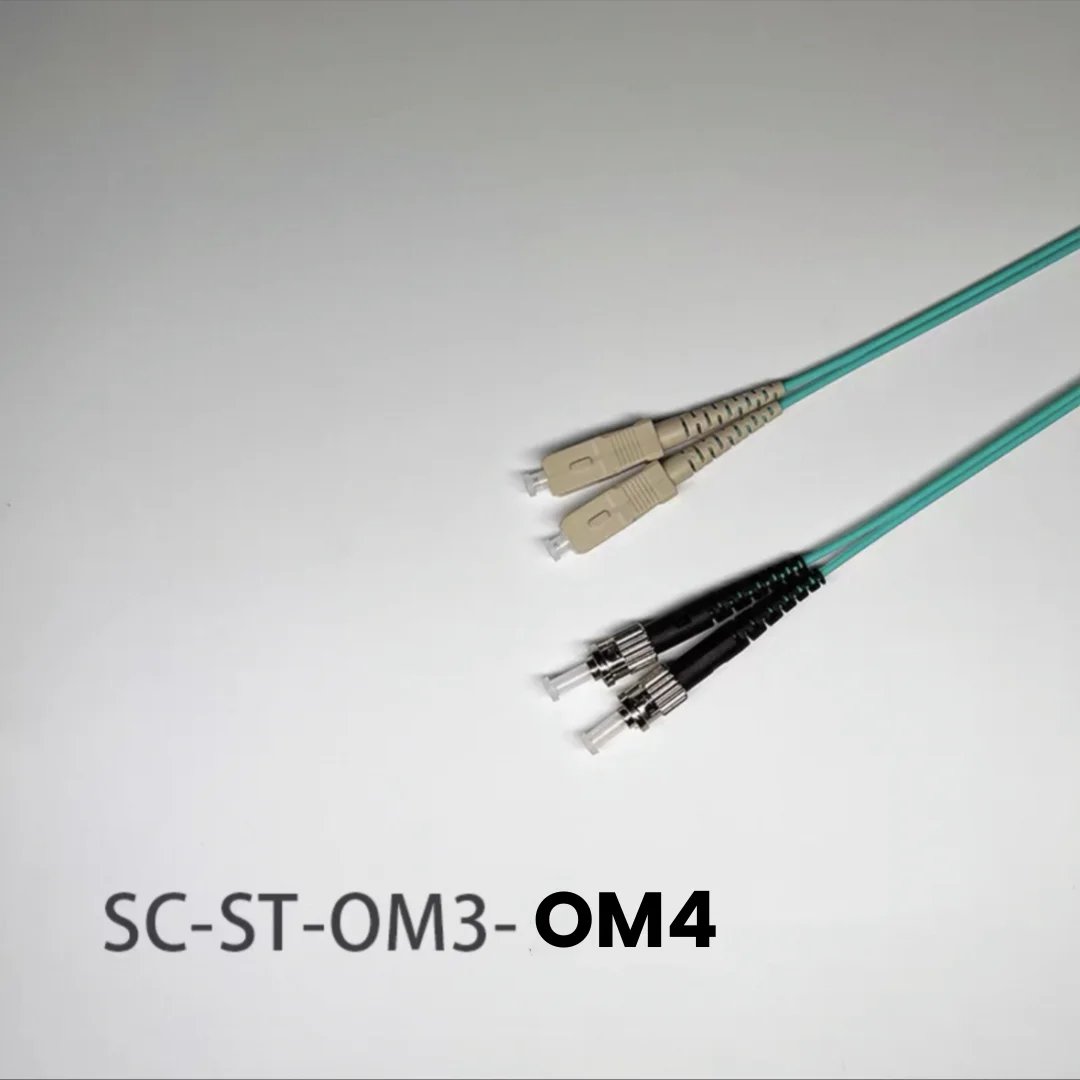 оптоволоконный патч-корд SC-ST OM3 OM4 дуплексный 20 м 30 м 100 м ST DX Многомодовый кабель 1 м2 м3 м5 м7 м10 м оптоволоконная перемычка бесплатная доставка ELINK