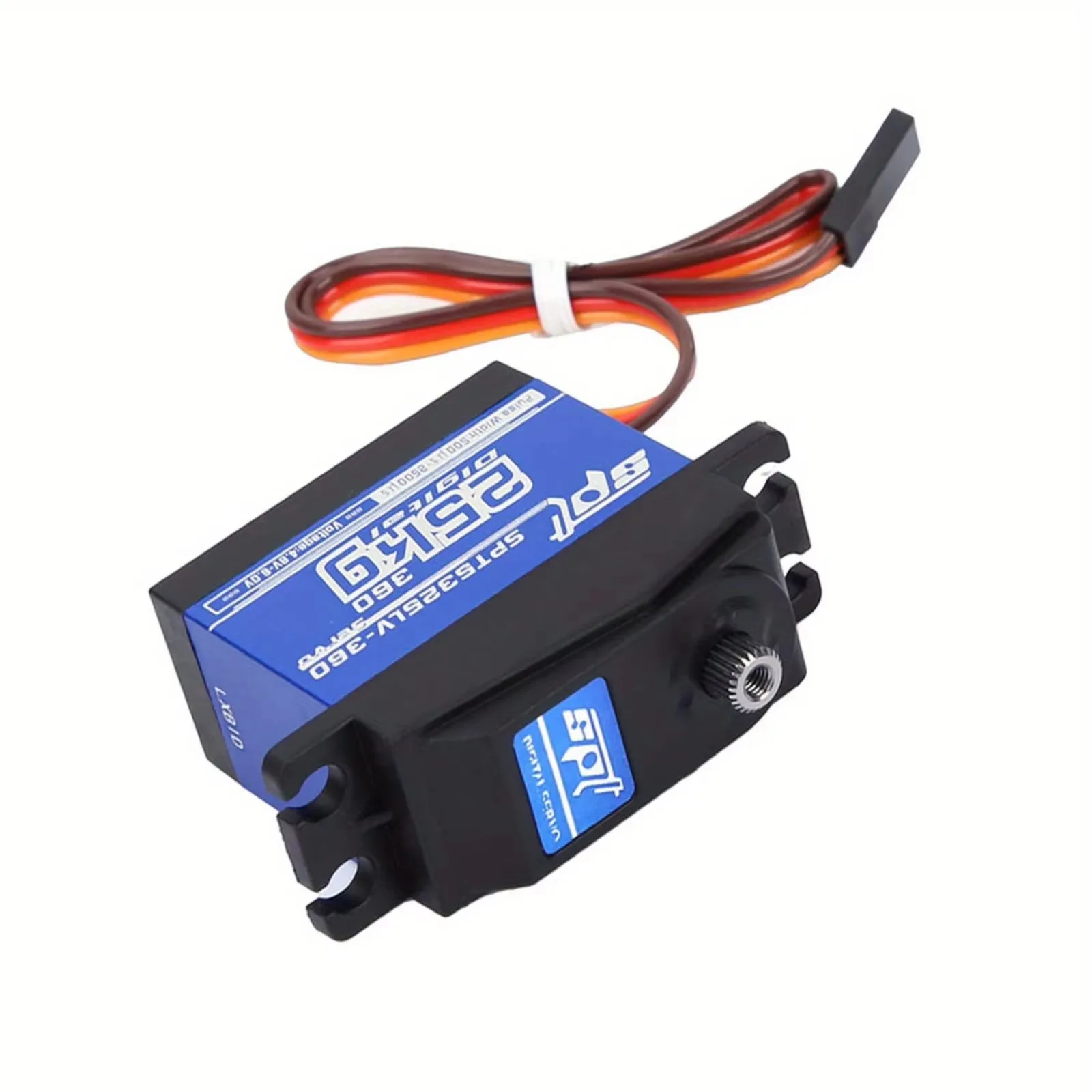 SPT5325LV 25KG Servo numérique à double axe à engrenage métallique 360 °   Rotation continue pour robots RC et modèles de bricolage