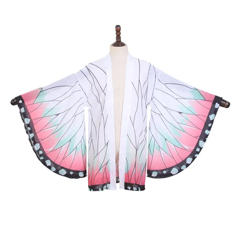 

Anime Kochou Shinobu Cosplay Costume for Women Halloween Outfits Japanese Style Kimonos Summer Swimming Cardigan