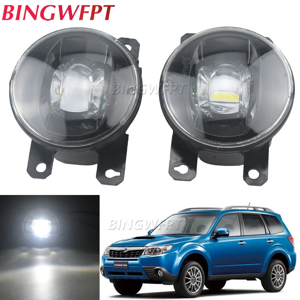 High Quality LED Fog Lights For Subaru Outback BS 2015 2016 2017 2018 2019-2022 LED Fog Lamps Daytime Running Lights FogLights