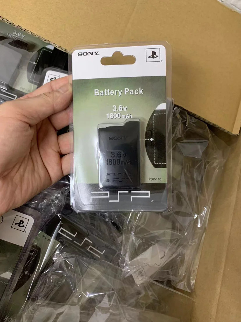 10Pcs 1800mAh 3.6V Lithium Rechargeable Battery Pack For Sony PSP-110 PSP-1001 PSP1000 PlayStation Portable Console