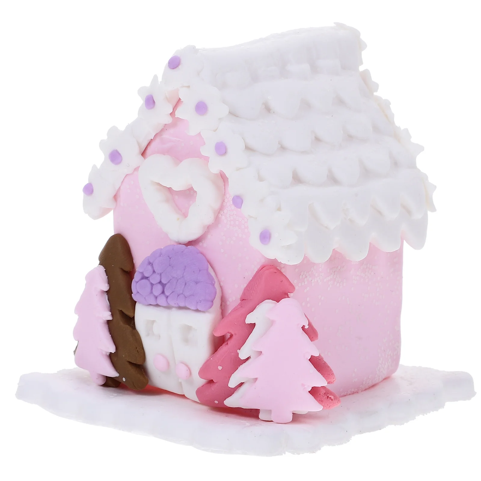 

Christmas Miniature House Polymer Clay Xmas Table Ornament Cute Xmas Decoration Table Centerpiece Christmas House