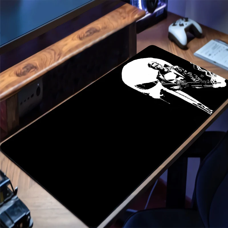 Mouse Pad Punisher Gamer Notebook For Best Gift Games Mouse Pad HD Print Keyboard Pad Large Mousepad Mouse Mat Gaming Desk Mat