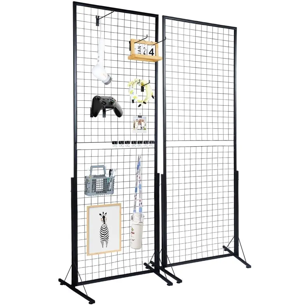 

HeavyDuty 2x5.6 WallDisplayTowerPanels DoubleSidedFloorstandingTBaseRetailDisplay forArtCraftShows withExtraClipsandHooks
