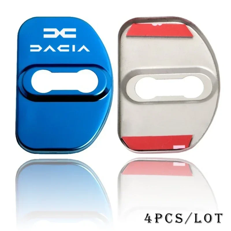 Stainless Steel Car Door Lock Cover Protective Sticker Case for Duster Spring Logan Sandero Jogger Lodgy Dokker Auto Accessories