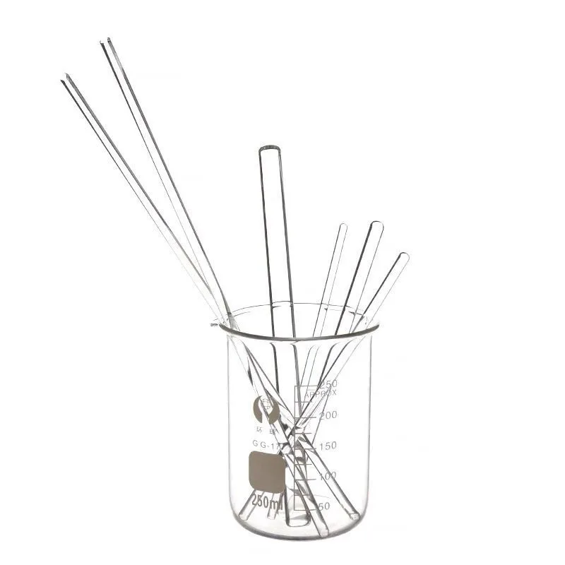 20pcs 10pcs Lab Glass Stirring Rods Borosilicate Stirrer for Chemistry Lab