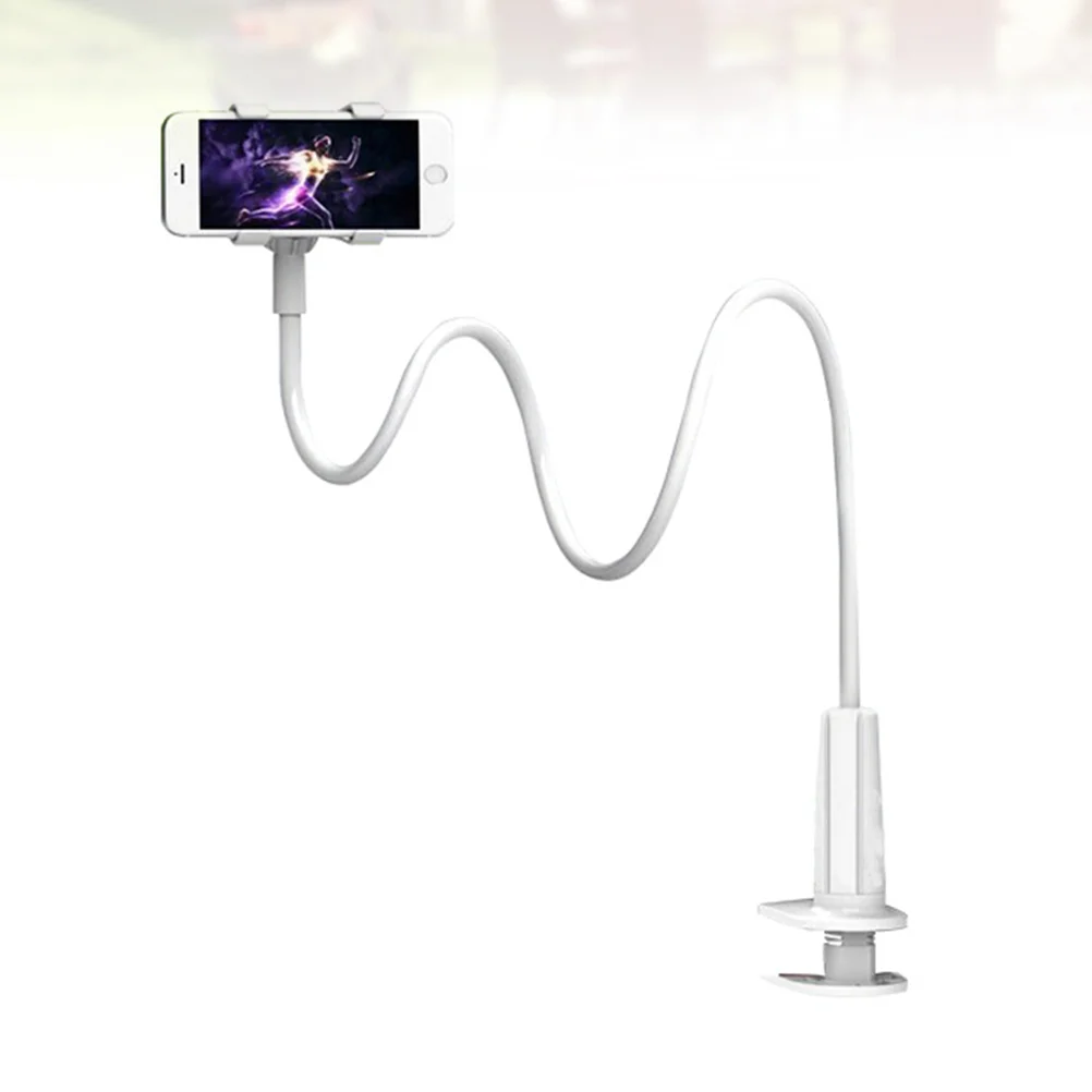 

360 Degree Flexible Mobile Phone Stand Desktop Clip Holder Bracket Style Shelf Bendable