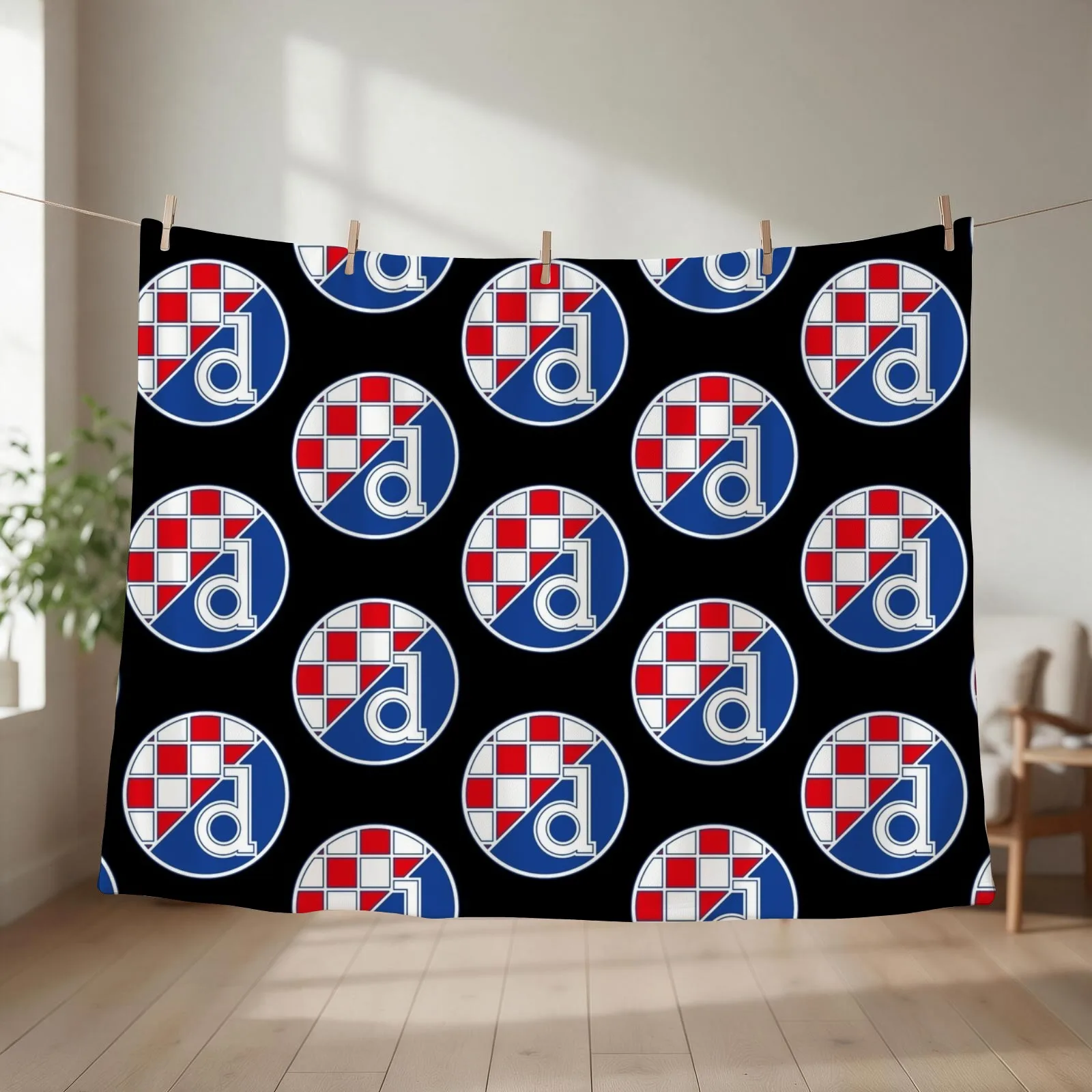 Dinamo Zagreb Throw Blanket couch cozy soft plush fuzzy picnic outdoor blanket