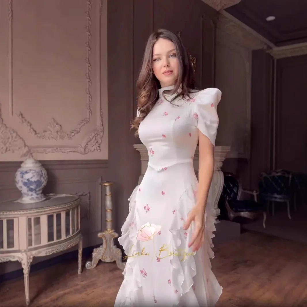 

2025 Spring New Floral Tie-dye Dress Fashion Casual Wedding Corset Birthday Maxi 2025 Summer Dress Robe Vestido Women