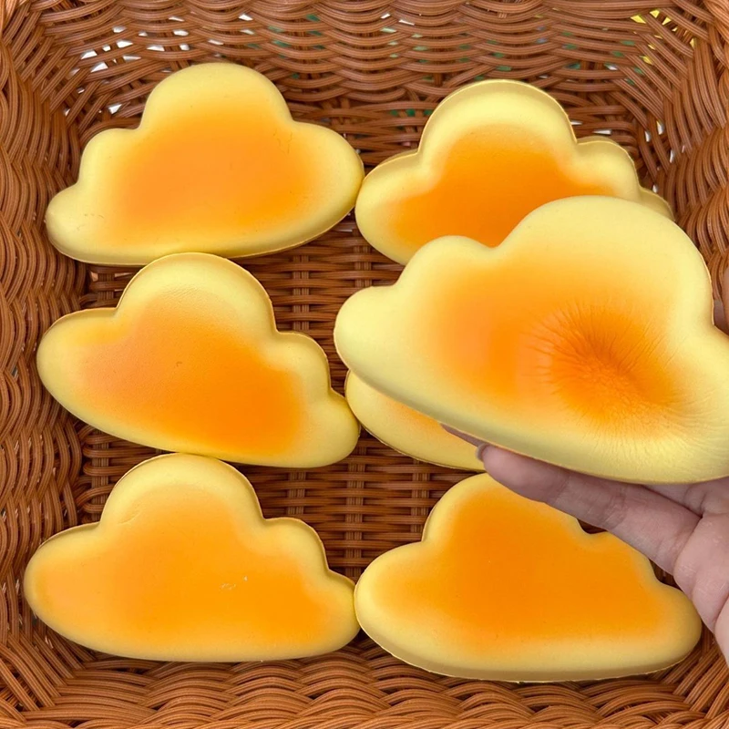 Squishy Food Creative Simulation Cloud Bread Slow Rising Squeeze Stress Relief Decompression Toys Desktop Decoration