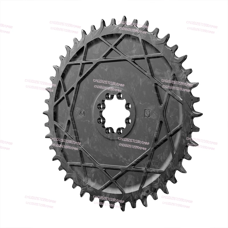 

Ultra-light Carbon Fiber Mountain Bike Single Chainring Mountain/Road/Guache Positive and Negative Tooth Chainring
