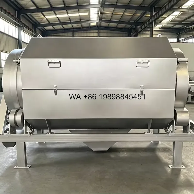 Wmwmnu Precision Microfiltration Rotary Drum Screen Filter Solid Liquid Separation for Wastewater Pretreatment