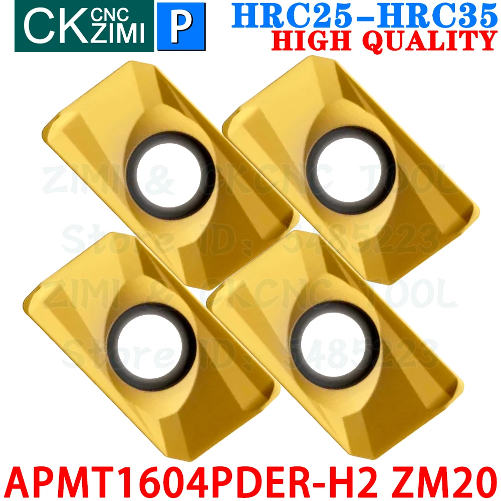 

APMT1604PDER-H2 ZM20 APMT 1604 PDER H2 Carbide Inserts Shoulder Milling Inserts Tools CNC Indexable Milling Cutter Cutting Tools