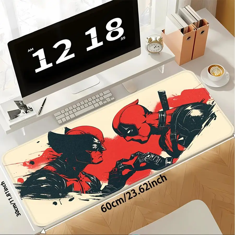 Marvel Deadpool Wolverine Cute Mouse Pad Desk accessories office Pad Game Console Pad Computer Laptop Pad Keyboard Mouse Pad