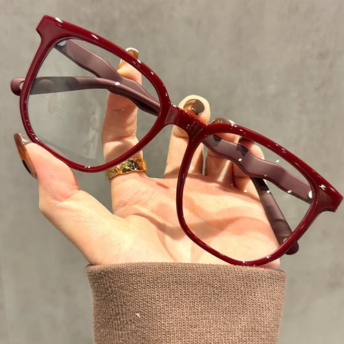 Imagen 2 del producto Monturas de Gafas Modernas para Hombre y Mujer, Gafas de Lectura con Protección Anti Luz Azul, Gafas Ópticas Decorativas Unisex