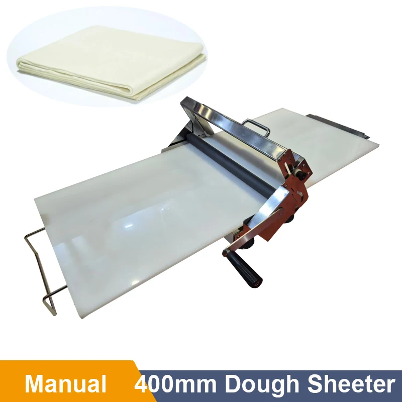 Mini Folding Portable Table Top Manual Pizza Dough Sheeter Roller Machine Croissant Bread Dough Sheeter Laminator Machine