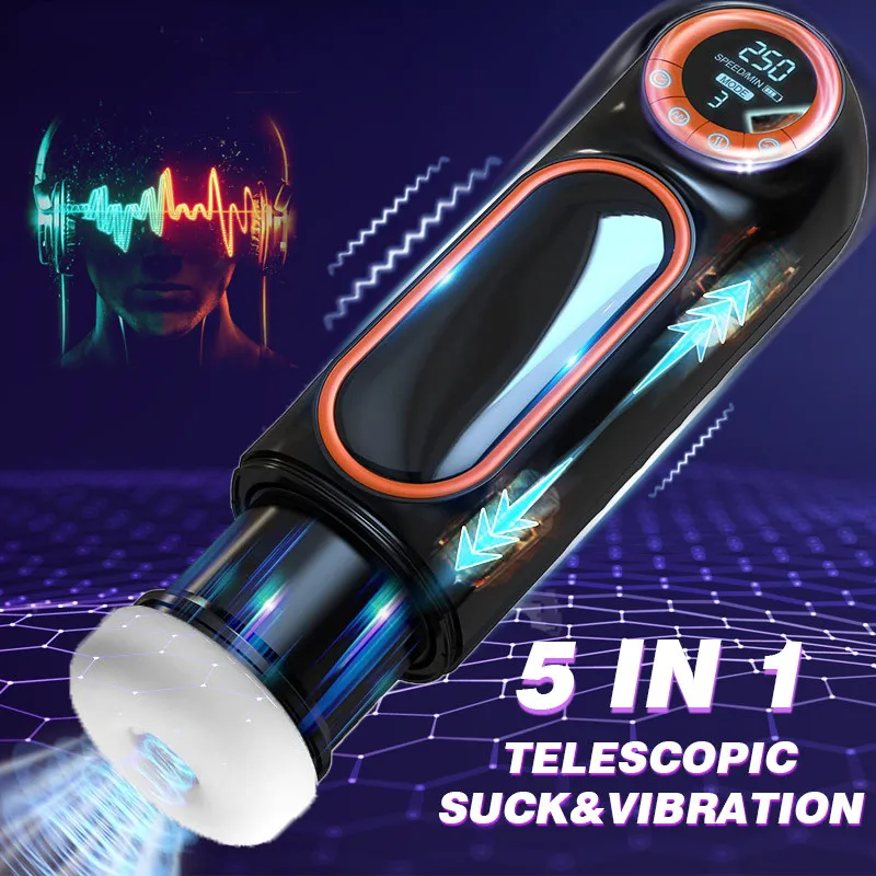 

Automatic Masturbator Cup Male Masturbation 10 Modes Vibration Pussy 4 Frequency Sucking Vagina Erotic Toys Gadgets Sex Sextoys