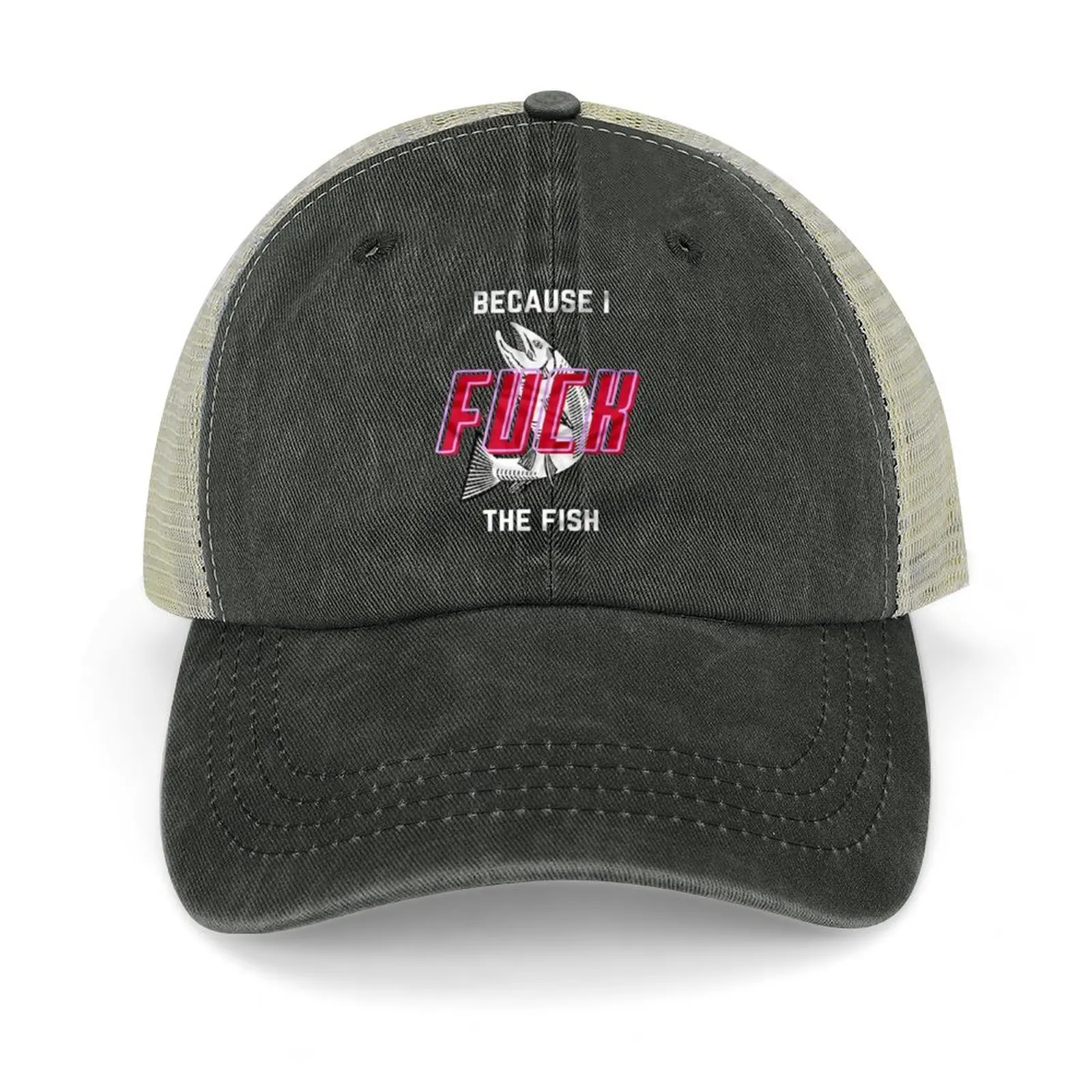 

Fish Want Me Women Fear Me,fish fear gifts Baseball Cap hiking hat luxury caps western Hat Girl Men's
