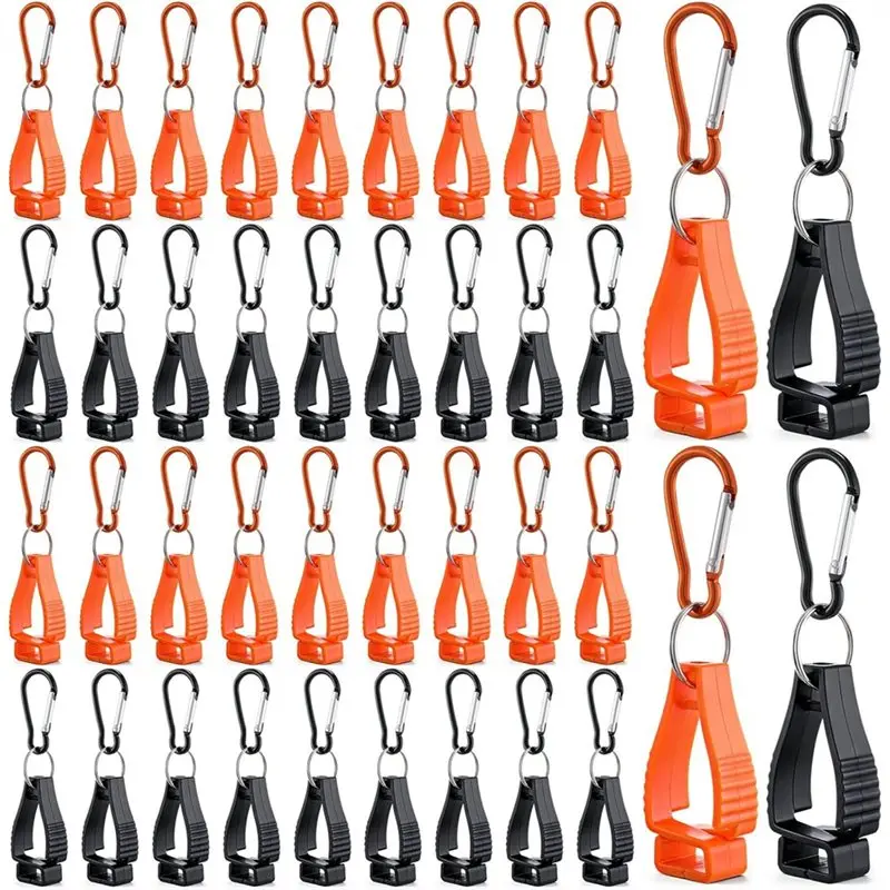 ABKL-40 PCS Glove Clips Glove Belt Clip, Work Safety Clip Gloves Keeper Grabber Clips For Belt Loop Guard Worker Construction
