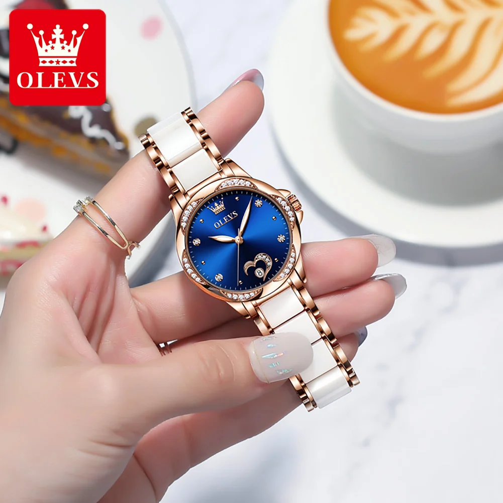 OLEVS 6631 Women Watch Original Movement  Brand Ladies' Watch Fully Automatic Mechanical Calendar Waterproof Function Watch