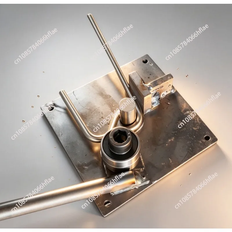1mm-8mm Manual Rebar Bender, Portable Construction Steel Bar Bending Tool, Deformed Steel Rod Folding Machine