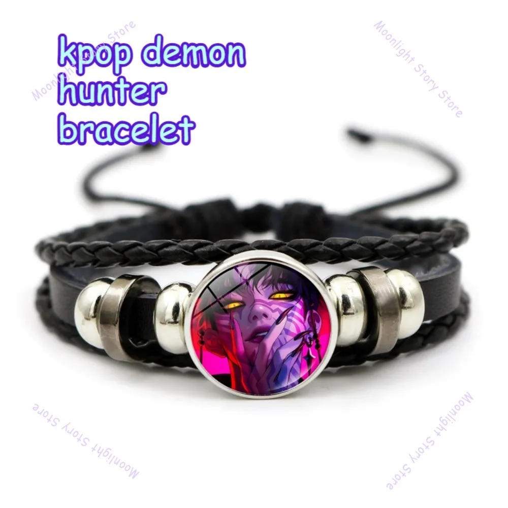 

K Pop Demon Hunters аниме дизайн браслета регулируемый ремешок для повседневной носки коллекция подарок для фанатов модный модный аксессуар