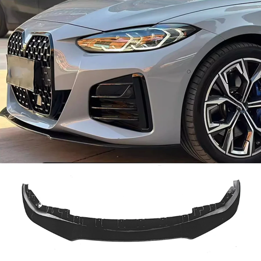 

Для BMW 4 серии G24 G26 4-дверный 430i 440i i4 Gran Coupe 2021-2024: Накладка на передний бампер, нижний сплиттер, тюнинг-комплект, защита кузова