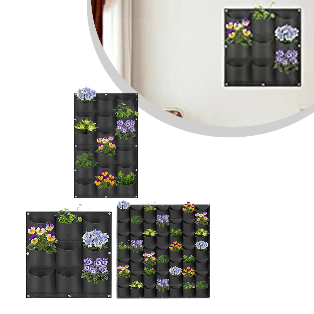 

Настенные фетровые мешки для выращивания растений, горшок для овощей, домашний вертикальный мешок для выращивания растений, мешок для выращивания растений