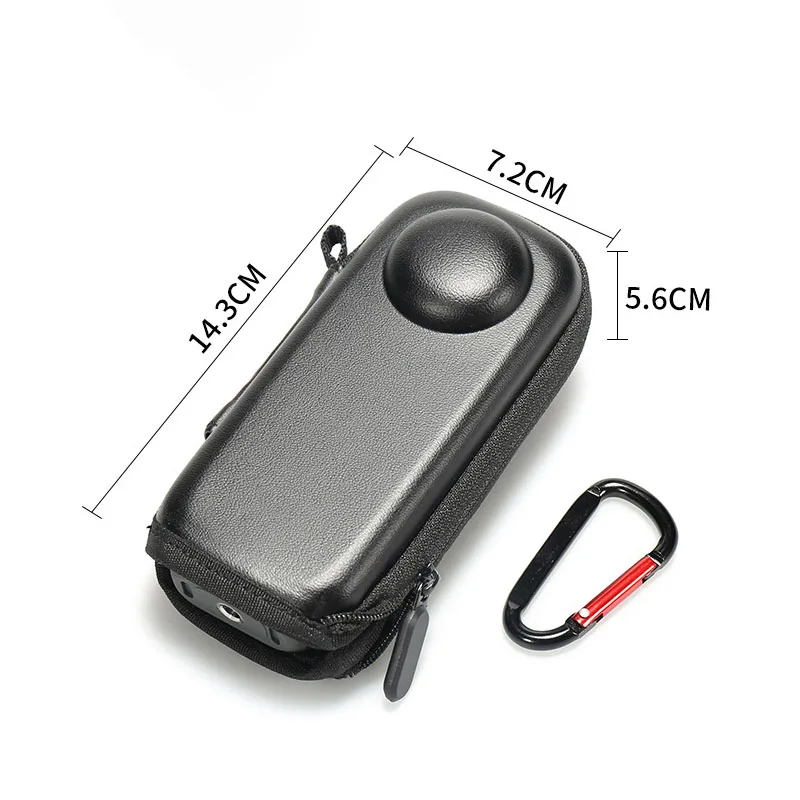 For Insta360 X4 Accessories Mini Storage Carrying Bag+Hand Wrist Strap Lanyard Rope+Screen Protector Film+Protective Lens Case