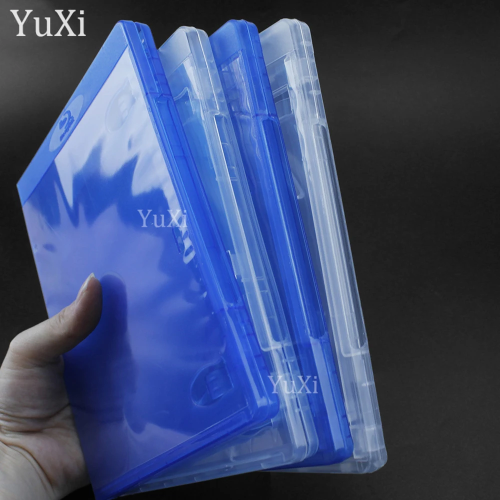 1 piece DVD CD Disc Box Case For PS4 PS5 Transparent Game Disk Holder dvd cd Discs Storage Protective Box For PlayStation 4/5
