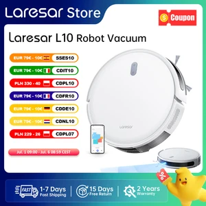 Laresar L10 SoF LiDAR Robot Penyedot Debu Pel 6500Pa 150 Menit Kontrol Aplikasi Tanpa Kabel LDS Pintar Pembersih Karpet Lantai Rumah yang Direncanakan 6 mesin pembersih karpet penjualan terbaik - №