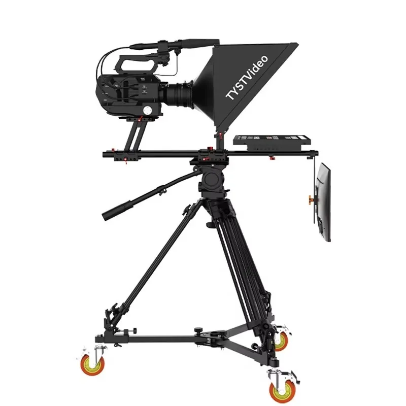 TYSTVideo Teleprompter da studio professionale da 22 pollici 1000 nit per interviste in trasmissione Streaming live Supporta Windows/