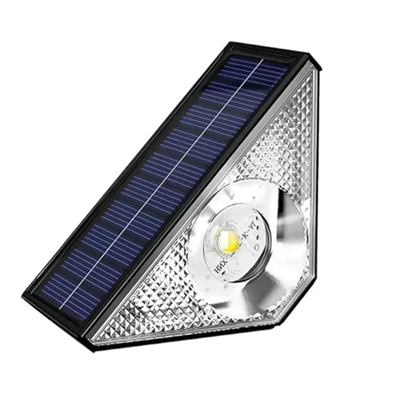 LED Step Lamp Stair Light Outdoor IP67 Waterproof Solar Light with Lens Anti-theft Design Decor Lighting for Garden Deck Path