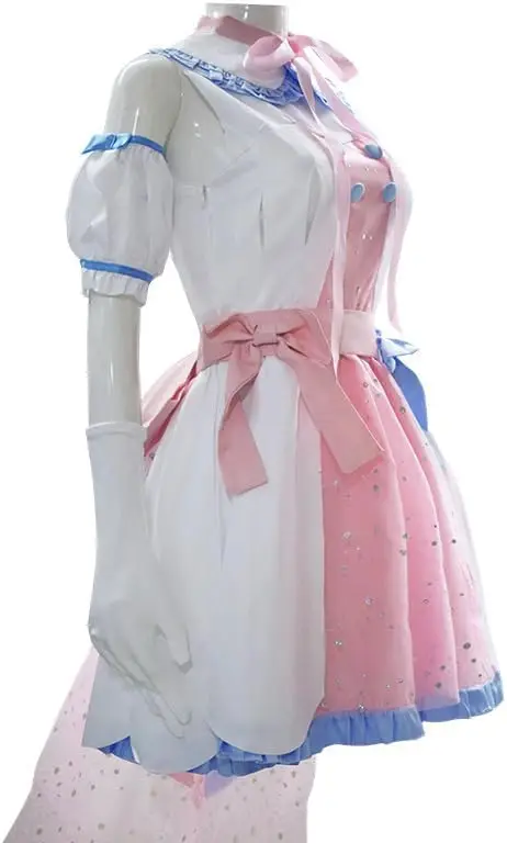 Anime Lovelive SuperStar Tiny Stars Tang Keke Cosplay Costume Cute Dress Uniform Halloween