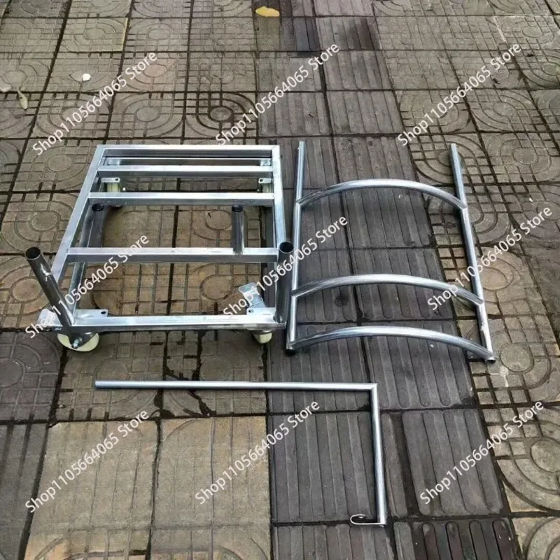Drum and Gong Stands Drum Carts with Wheels Portable Gong Stand Lion Dance