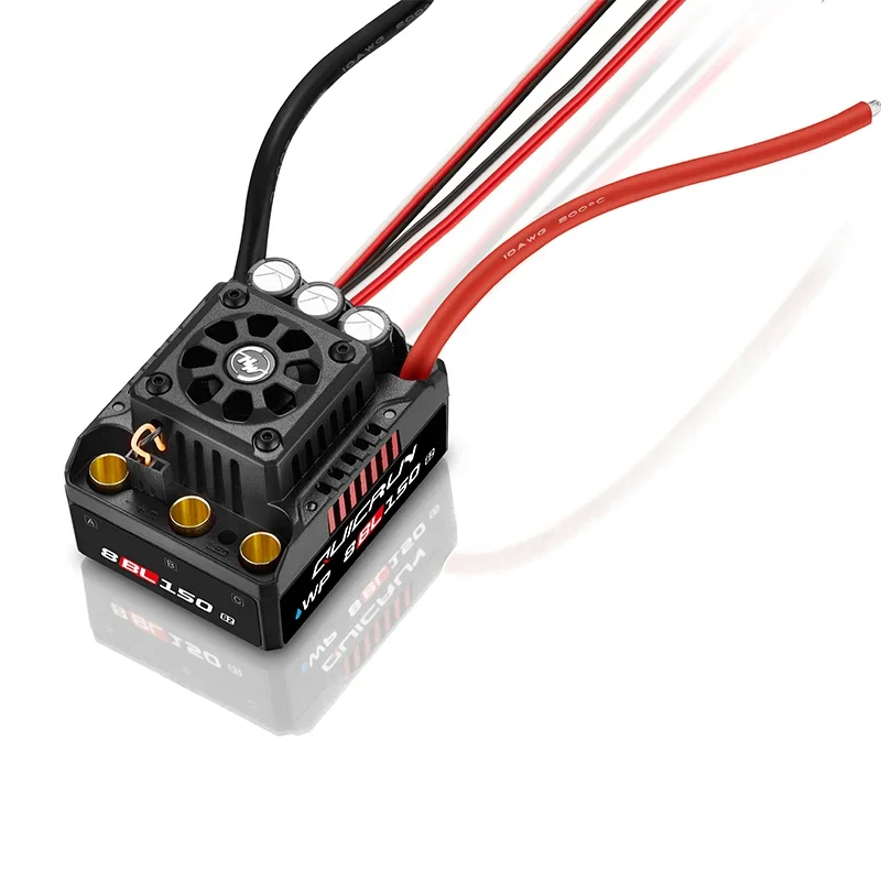 HOBBYWING-CONTROLADOR DE VELOCIDAD ESC QuicRun WP 8BL150 G2 3-6S, impermeable, sin escobillas, sin sensor, para 1/8th Truck Monster Truck