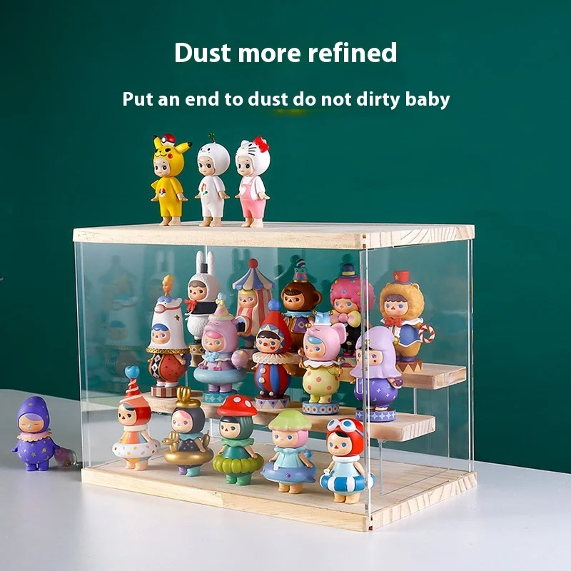 

Деревянная витрина для POP MART, стеллаж большой емкости