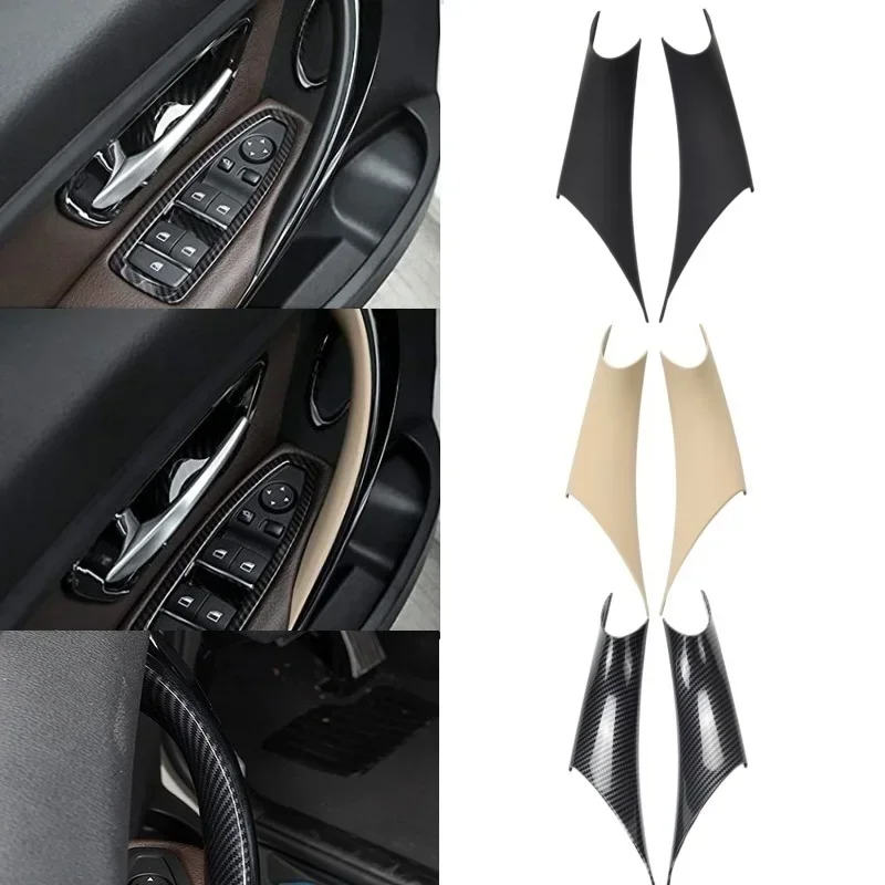 2/4PCS Interior Door Handle ABS Trim Protective Cover For BMW 3 4 Series M3 M4 F30 F80 F31 F32 F33 F34 F36 F82 2012-2018