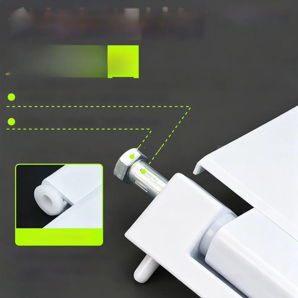 Reinforced UPVC Window Hinge Thickened Steel Butt Hinge Load Bearing Rustproof Casement Door Window Hardware Replacement Fitting