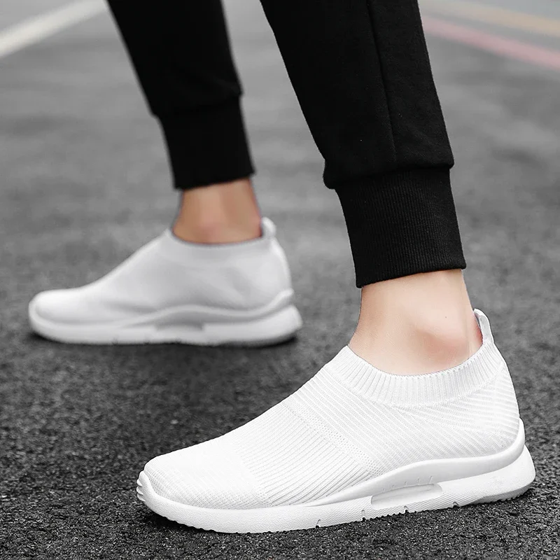 Damyuan Men Light Running Shoes Jogging Shoes Breathable Women\'s Sneakers Slip on Loafer Shoe Men\'s Casual Shoes Size 46 2021