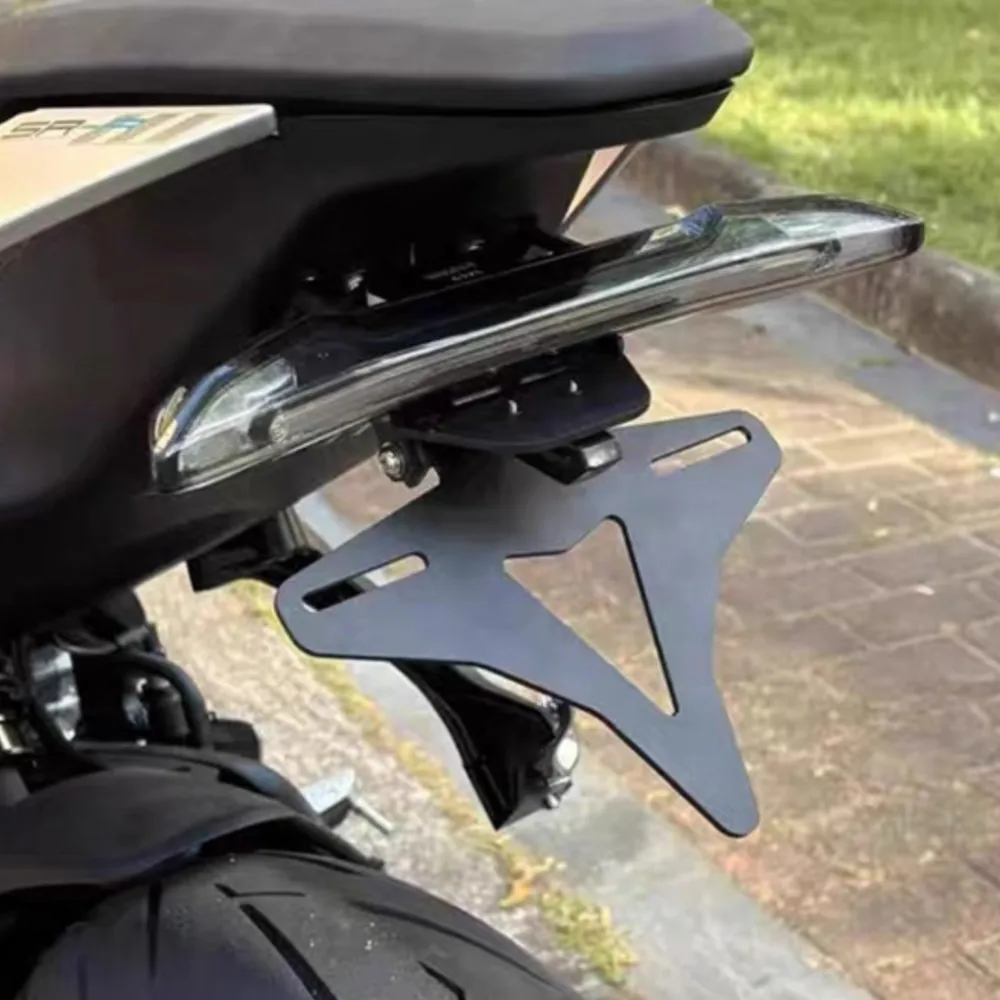 

For CFMOTO CF 675SRR 675NK 675SS 2024 2025 2026 License Plate Holder Bracket 675 SR-R NK SS Rear Tail Tidy Fender Eliminator Kit