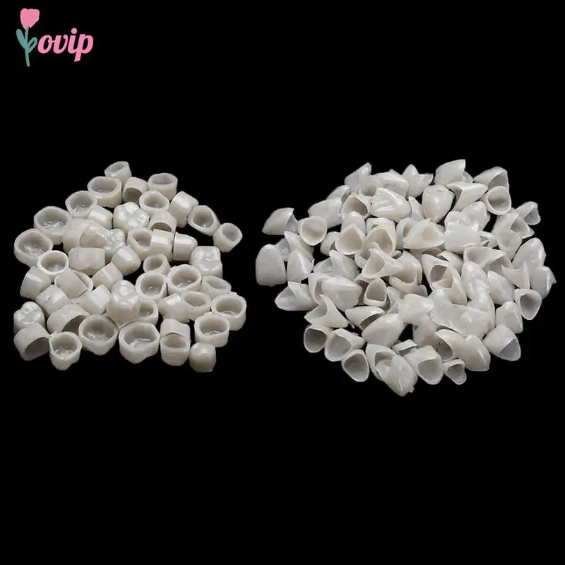 2 Packs Dental Teeth Veneers Dental Material Oral Care Tool Ultra Thin Whitening Resin Molar Anterior Temporary Crown Porcelain