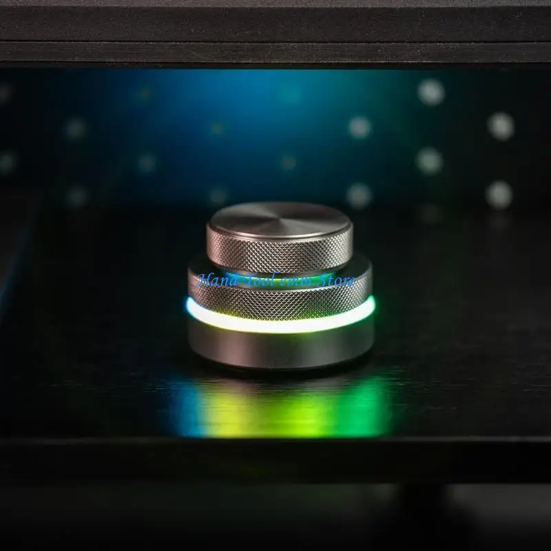 H37F Color Backlit Ergonomic Knob Keyboards Customizable Lighting for Live Streaming