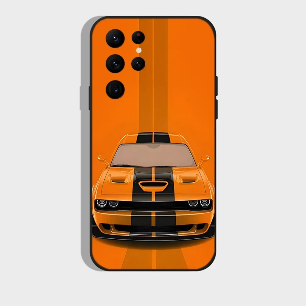 D-Dodge C-Challenger S-RTs Phone Case For Samsung S24,S22 Ultra,S20,S30 plus,S22 plus,S23,S30 ultra 5G Silicone Cover