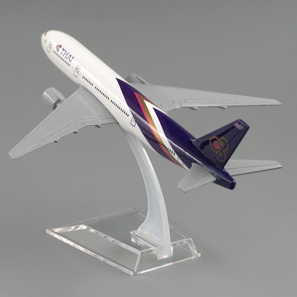 1/400 skala Aircraft Boeing 777 THAI 16 cm Legierung Flugzeug Thailand B777 Modell Spielzeug Kinder Kinder Geschenk für Sammlung