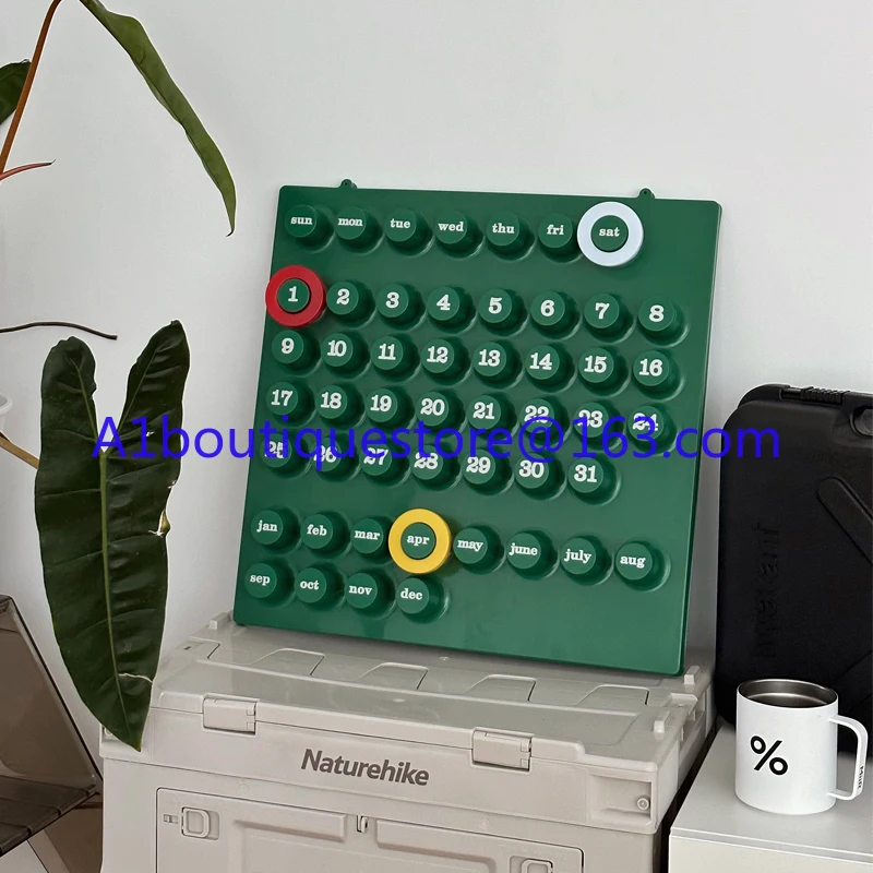 

Replica medieval perpetual calendar ringadate retro calendar creative Internet celebrity ins wall decoration home