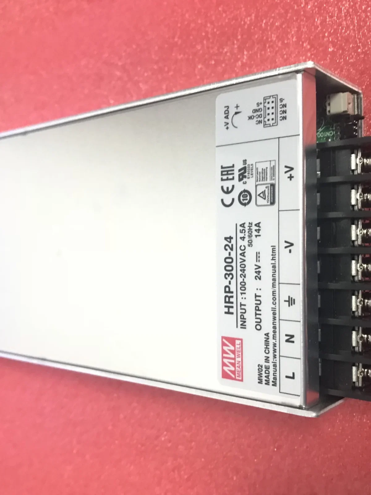 HRP-300 Mingwei 300W Switching Power Supply 12V24V36V48V/3.3/5/7.5/15 V With PFC Function